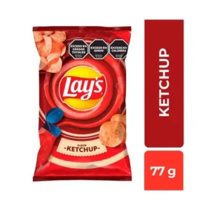 papas fritas sabor a ketchup lays x 77 gr