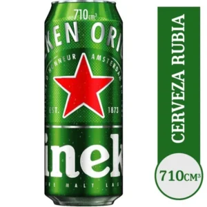 cerveza heineken rubia 710cc