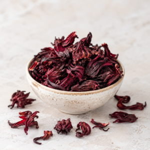 flor de jamaica (hibiscus flor) suelta x100g